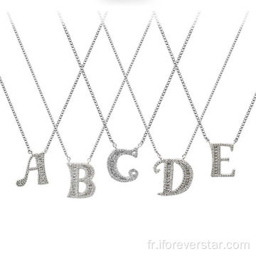 Pendentif Pendentif Pendentif Pendentif Lettre Sterling Silver Lettre Gold